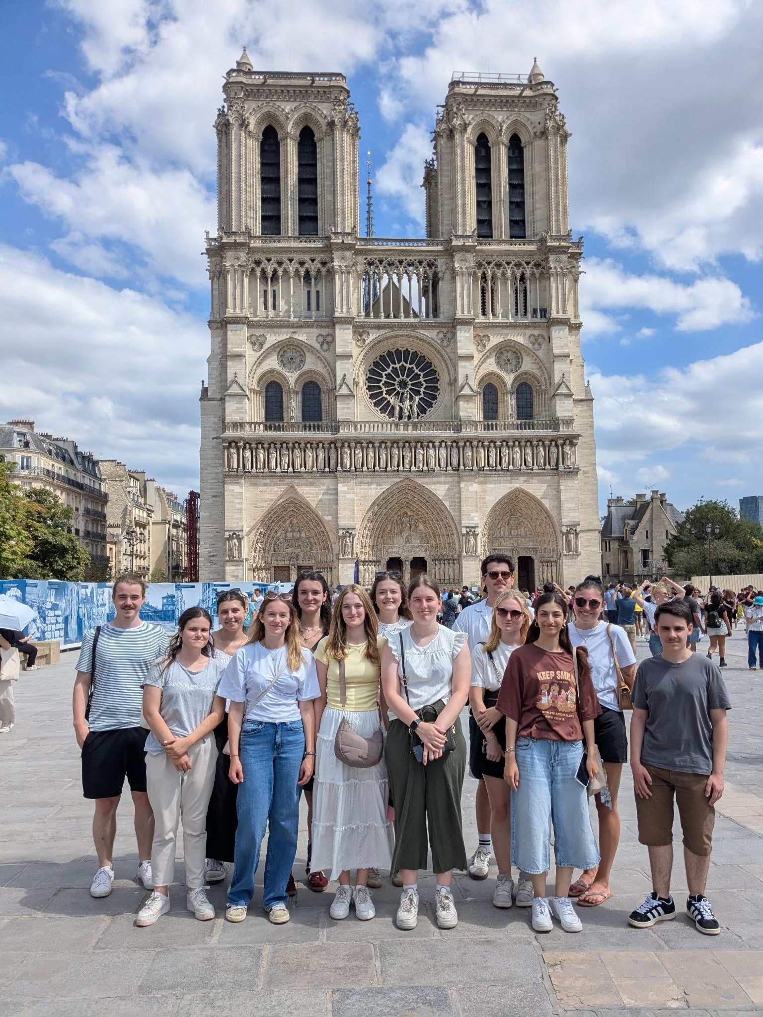 Notre Dame Gruppenfoto